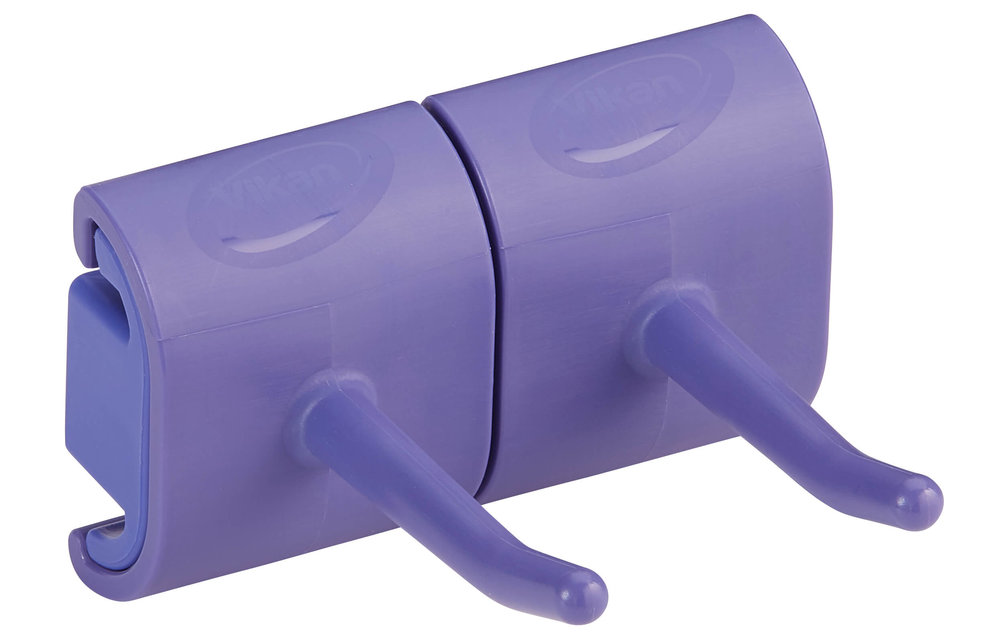 Hygienische Wandhalterung, Doppelhakenmodul, 83 mm
