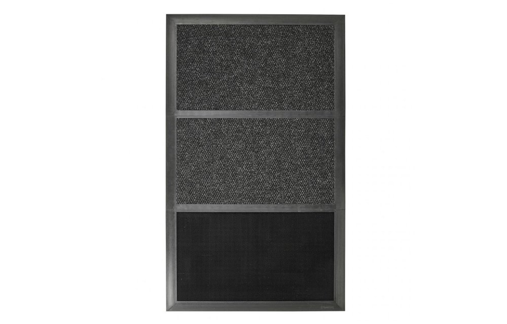 3-teilige Desinfektionsmatten-Schleuse, L 152,5 x B 91,4 cm
