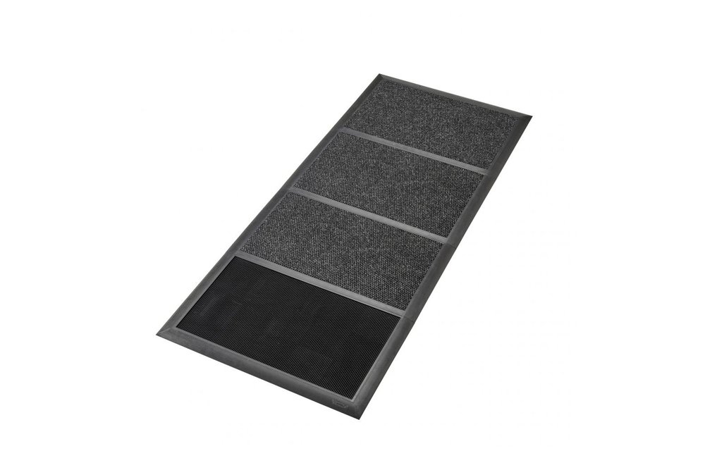 Tapis de désinfection en 4 parties, L 200 x B 91,4 cm