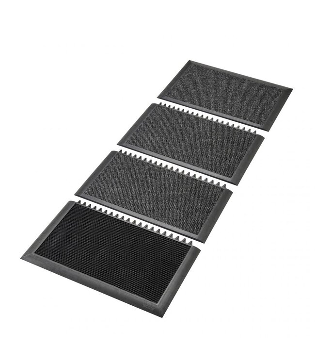 4-teilige Desinfektionsmatten-Schleuse, L 200 x B 91,4 cm