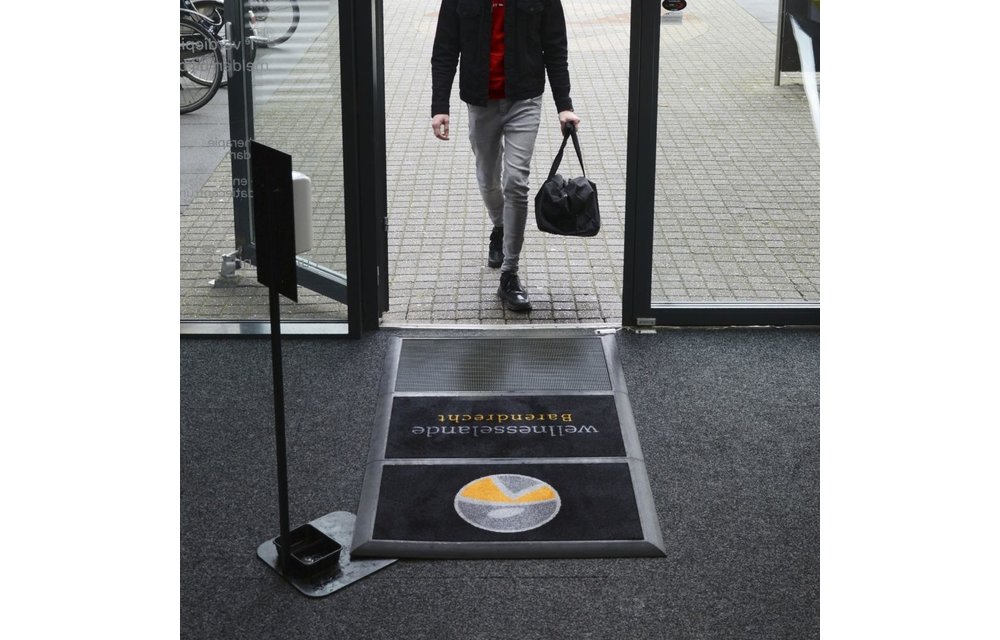 Tapis de désinfection avec logo client