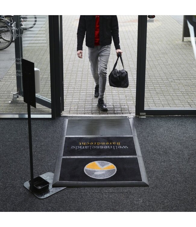 Tapis de désinfection con il logo del cliente
