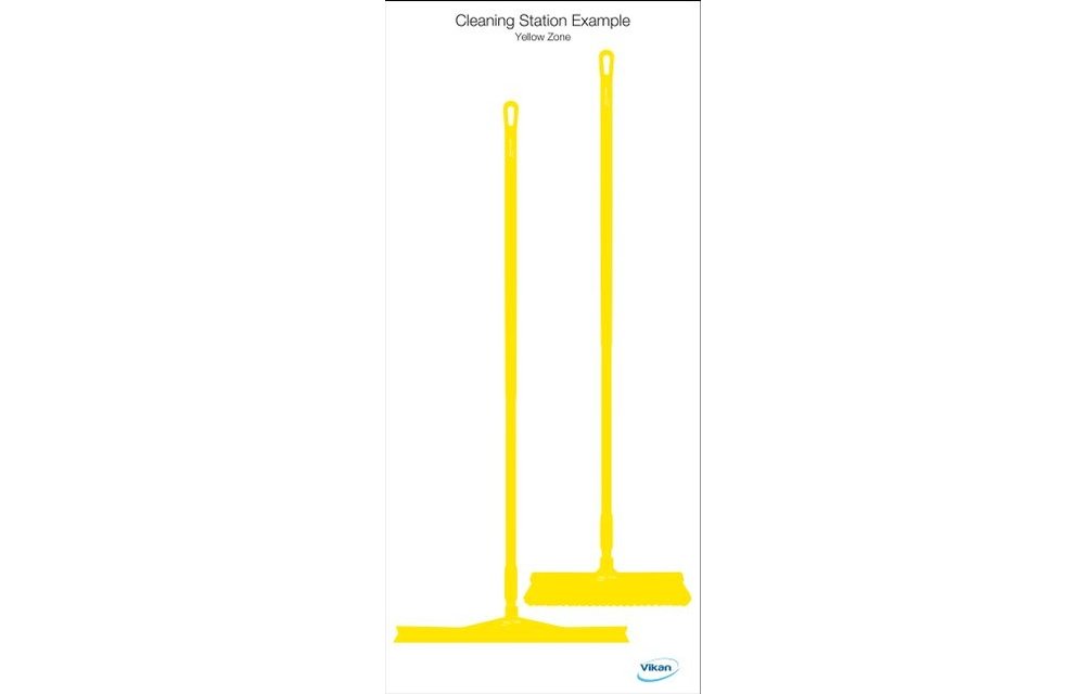 5S Shadow board, version mural, H 1700 x B 750 mm