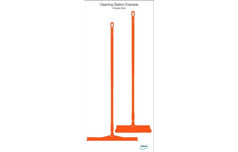 5S Shadow board, version mural, H 1700 x B 750 mm