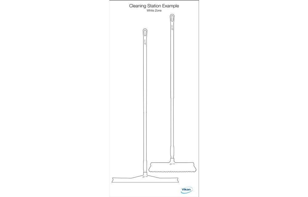 5S Shadow board, version mural, H 1700 x B 750 mm