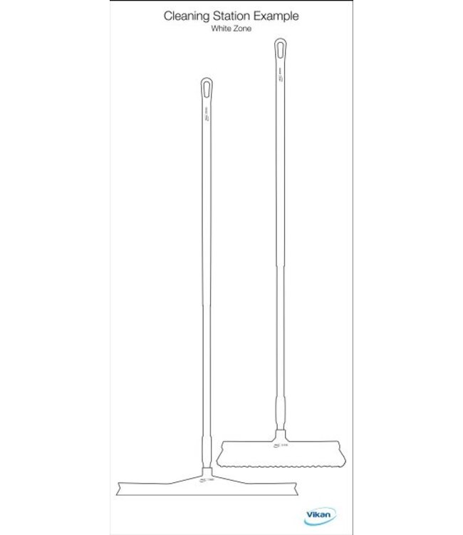 5S Shadow board, version mural, H 1700 x B 750 mm