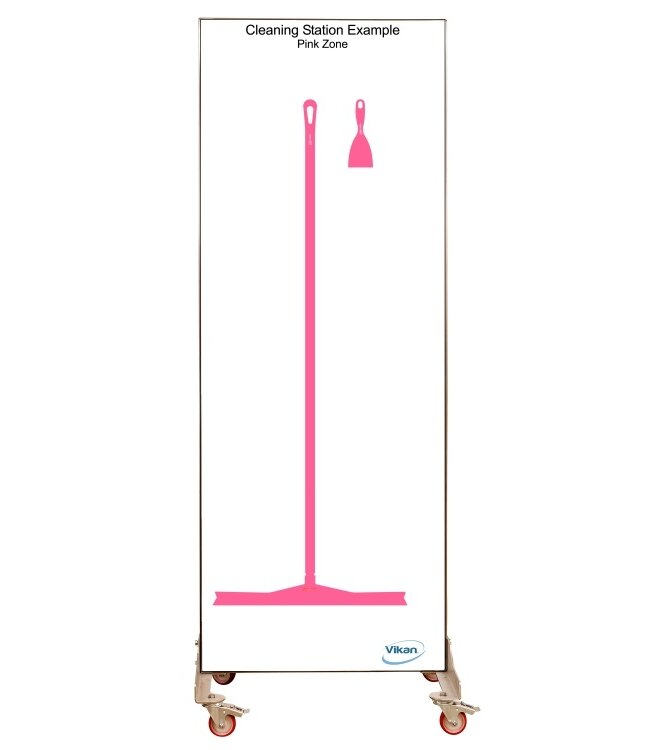 5S Shadow board unilaterale, versione mobile, H 2000 x B 750 mm