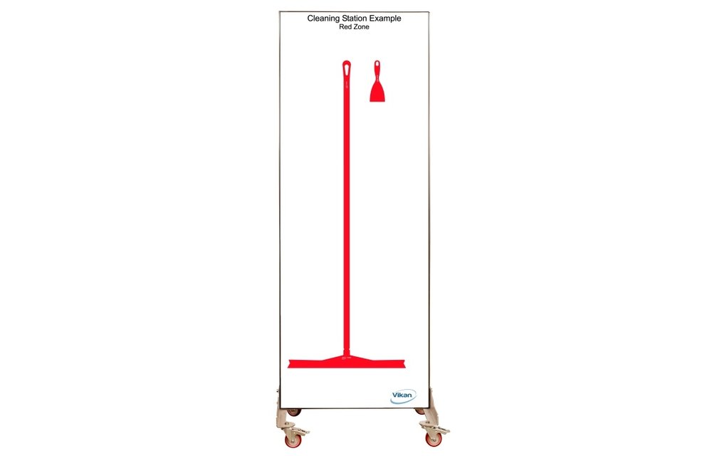 5S Shadow board version mobile , H 2000 x B 750 mm