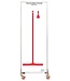 5S Shadow board unilaterale, versione mobile, H 2000 x B 750 mm