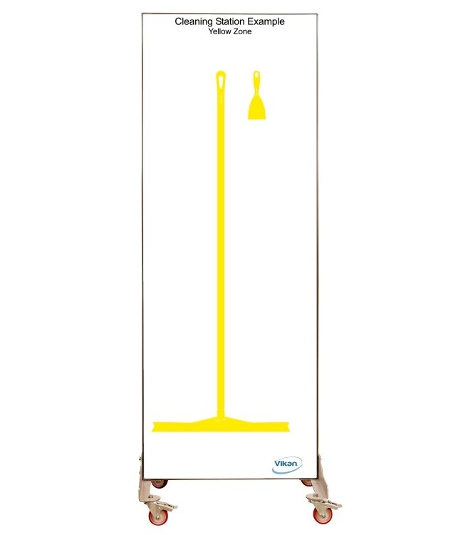 Vikan 5S Shadow board unilaterale, versione mobile, H A 1990 x L 730 mm