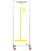 5S Shadow board unilaterale, versione mobile, H 2000 x B 750 mm