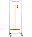 5S Shadow board unilaterale, versione mobile, H 2000 x B 750 mm