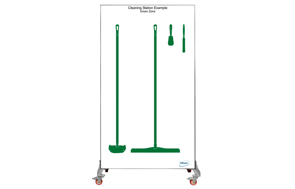 5S Shadow board version mobile , H 2000 x B 1150 mm