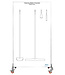 5S Shadow board unilatéral, version mobile, H 2000 x B 1150 mm