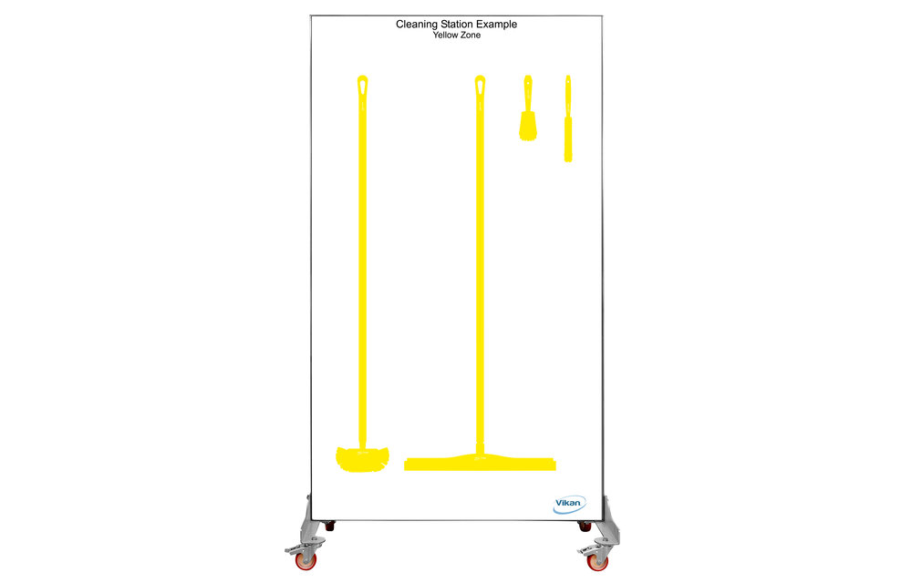 5S Shadow board version mobile , H 2000 x B 1150 mm