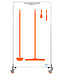 5S Shadow board unilaterale, versione mobile, H 2000 x B 1150 mm
