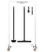 5S Shadow board unilaterale, versione mobile, H 2000 x B 1150 mm
