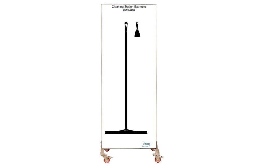 Shadow board, double face, version mobile , H 2000 x B 750 mm