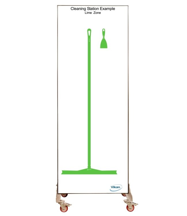 5S Shadow board, double face, version mobile , H 2000 x B 750 mm
