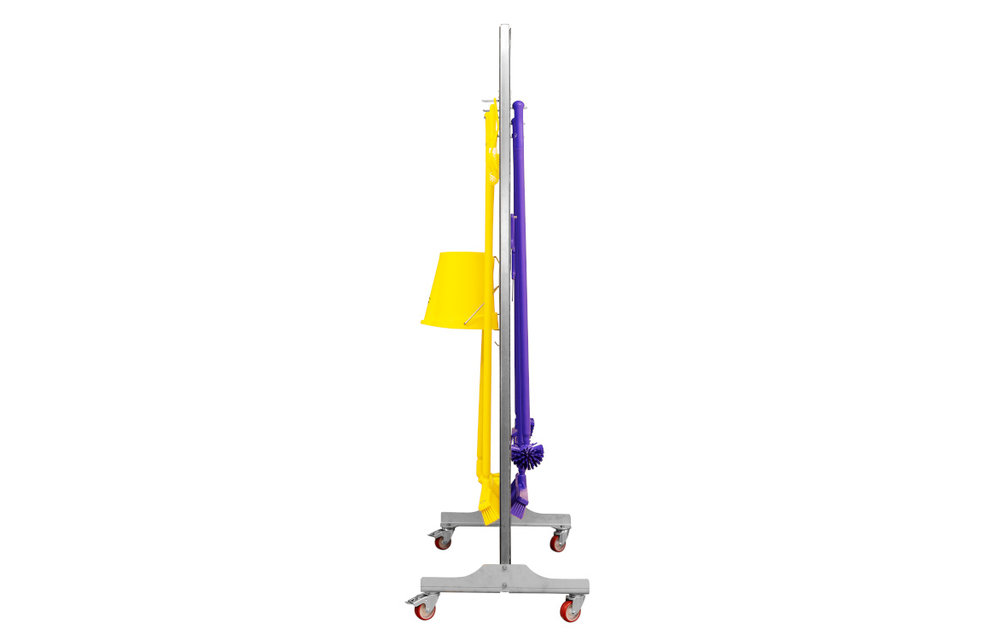 Shadow board, double face, version mobile , H 2000 x B 1150 mm
