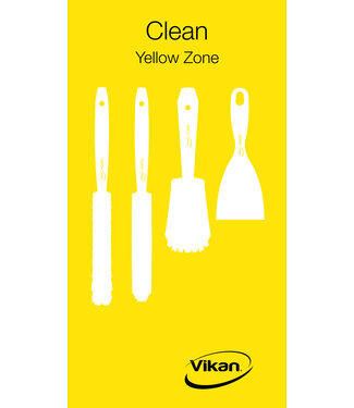 Vikan Hygiene Reinigungsgeräte Schattenwand, farbiger Hintergrund, Wandmontage, H 600 x B 300 mm