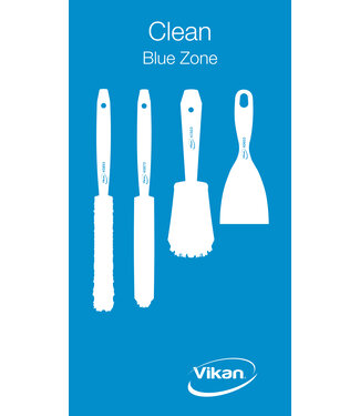 Vikan Hygiene Reinigungsgeräte Shadow board, versione da parete, H 600 x B 300 mm