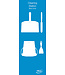 Vikan Hygiene Reinigungsgeräte Shadow board, versione da parete, H 1200 x B 400 mm