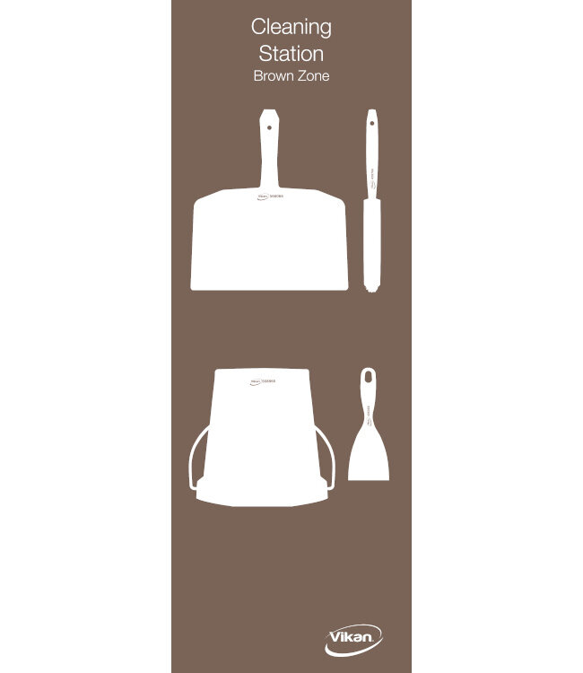 5S Shadow board, versione da parete, H 1200 x B 400 mm