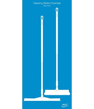 Vikan Hygiene Reinigungsgeräte Shadow board, versione da parete, H 1700 x B 750 mm