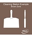 5S Shadow board, versione da parete, H 600 x B 600 mm