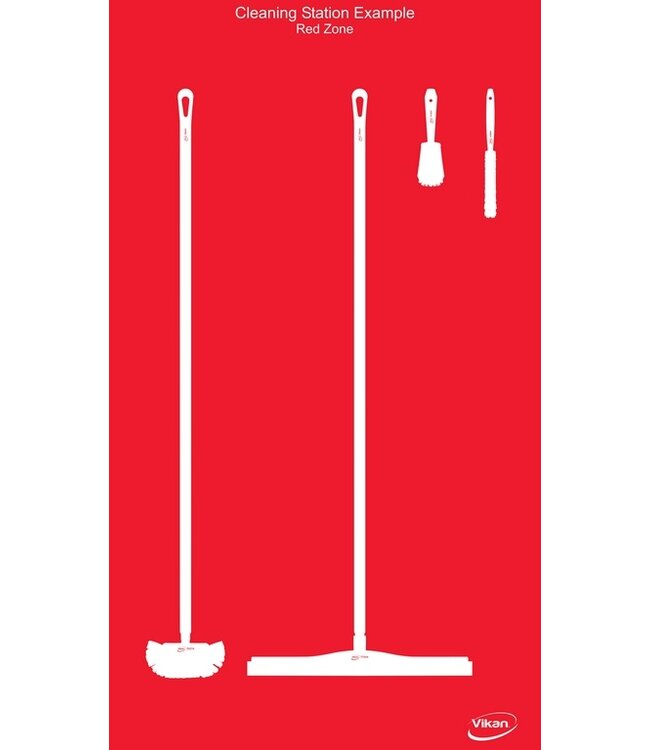 Vikan 5S Shadow board, version mural, H 1990 x L 1150 mm