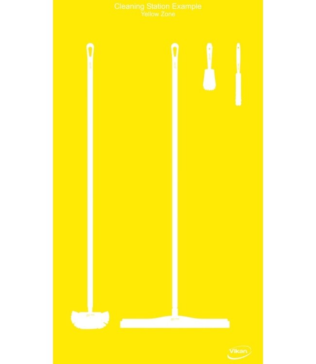 5S Shadow board, versione da parete, H 2000 x B 1150 mm