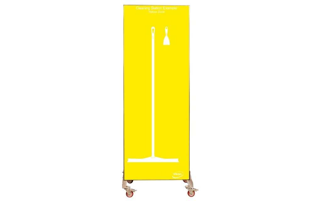 5S Shadow board version mobile, fond coloré, H 2000 x B 750 mm