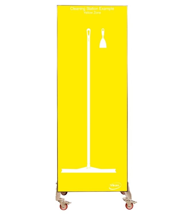 5S Shadow board unilaterale, versione mobile, H 2000 x B 750 mm