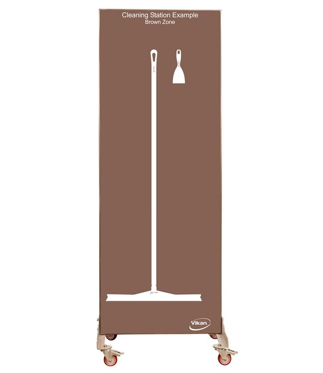 5S Shadow board unilaterale, versione mobile, H 1990 x B 730 mm