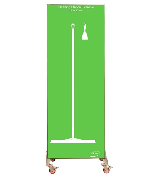 5S Shadow board unilaterale, versione mobile, H 2000 x B 750 mm