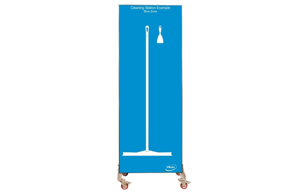 5S Shadow board version mobile, fond coloré, H 2000 x B 750 mm