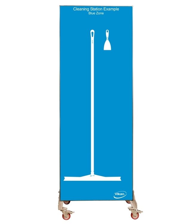 5S Shadow board unilaterale, versione mobile, H 2000 x B 750 mm
