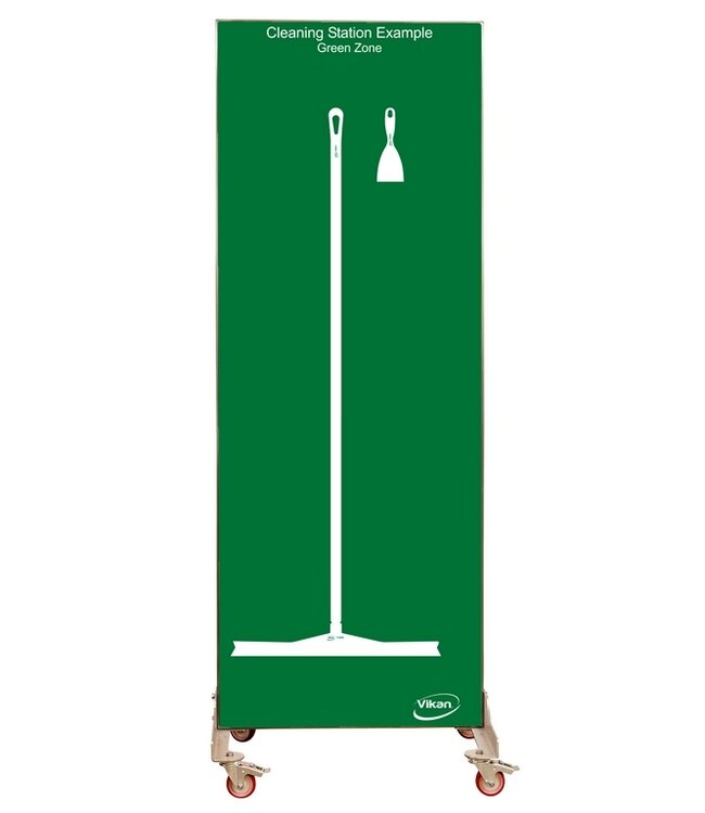 5S Shadow board unilaterale, versione mobile, H 1990 x B 730 mm