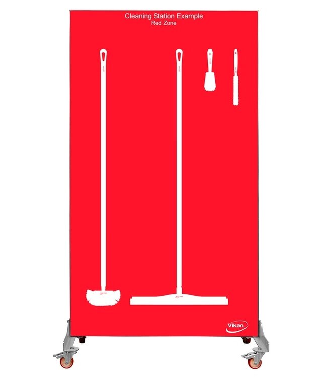 5S SShadow board unilaterale, versione mobile, H 2000 x B 1150 mm