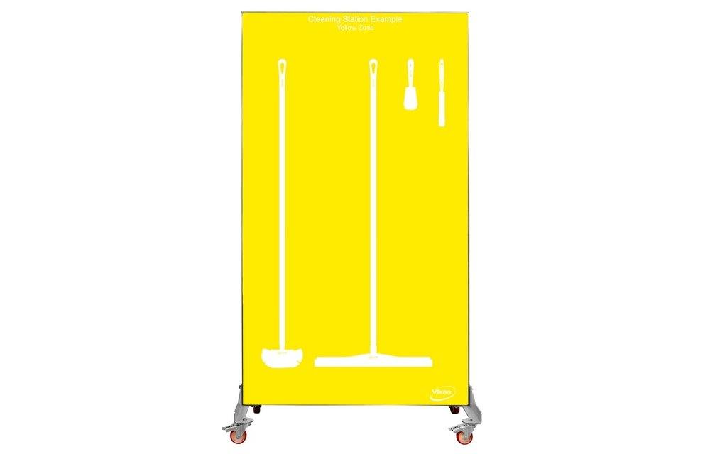 5S Shadow board version mobile, fond coloré, H 2000 x B 1150 mm