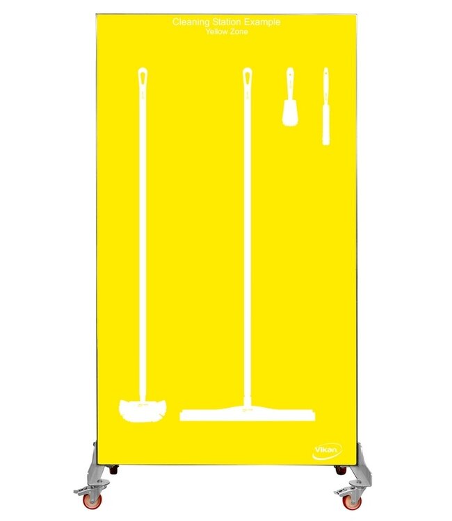 5S Shadow board unilatéral, version mobile, H 2000 x B 1150 mm