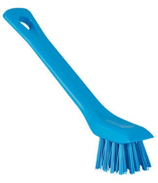 Vikan Hygiene Reinigungsgeräte Brosse de Nettoyage de Détail avec rebord grattant, 150 mm, Dur