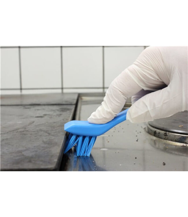 Vikan Brosse de Nettoyage de Détail avec rebord grattant, 150 mm, Dur