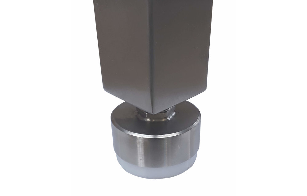 Pupitre avec plateau de rangement en acier inoxydable