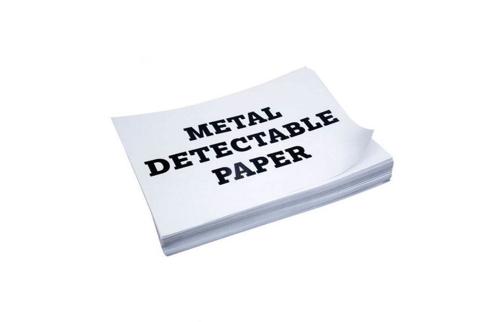 Metall- und Röntgendetektierbares Papier A4 weiss - Pack à 100 Stück