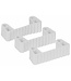 Vikan 3 clips caoutchouc de rechange pour les supports 1011x et 1013x