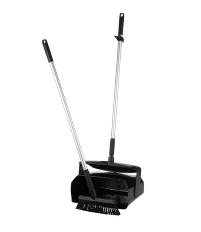 Vikan Kehrschaufelset geschlossen mit Besen, 350 mm, Medium