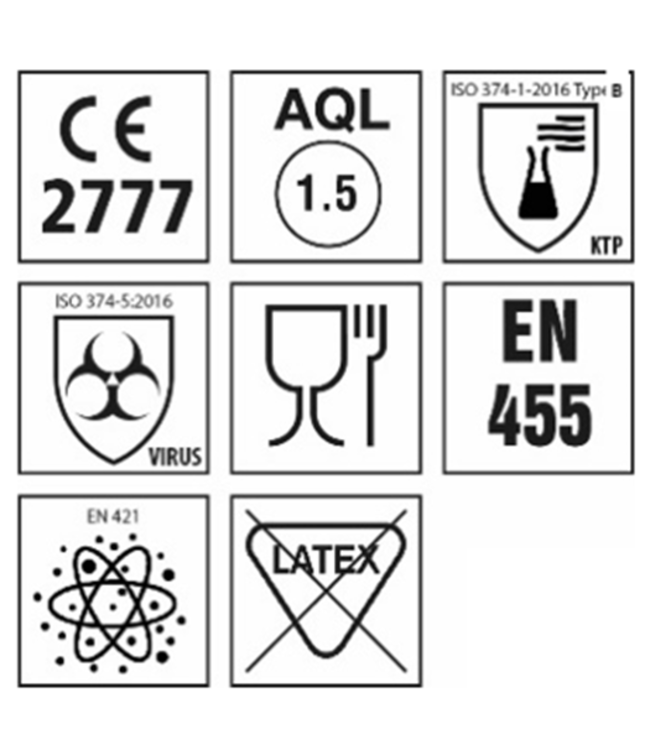 Gants jetables en nitrile, bleu clair - 10 Boxen à 200 Stk