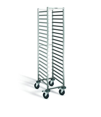 EDYSTAR Carrello a ripiani Gastro-Norm 460 x 613 x 1800 mm